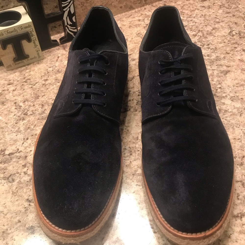 Authentic Luxury Suede Prada Lace-Up US 11